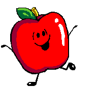 Radosne tańczące jabłko